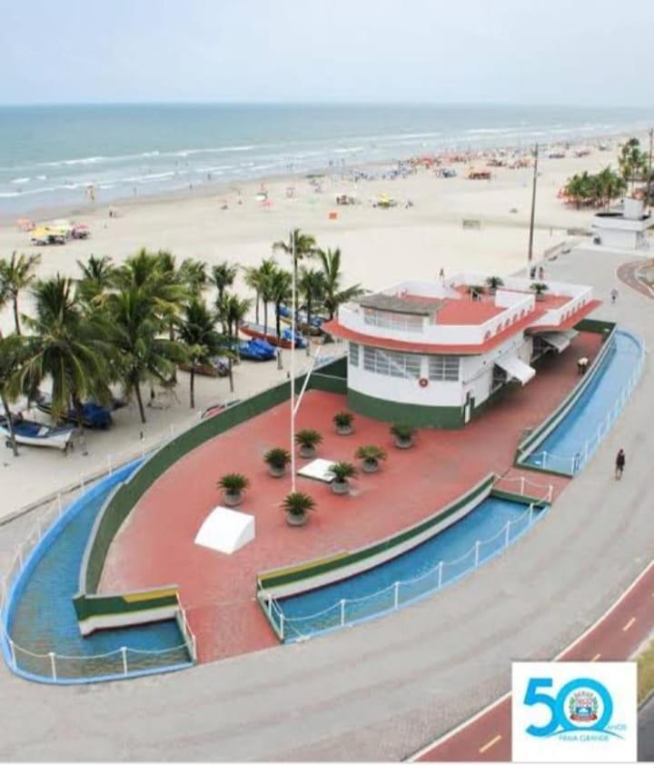 Praia Grande -Ocian Rio D'Ouro Ape 70Mt Do Mar Экстерьер фото